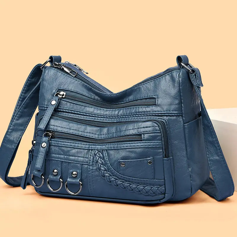 Sophia™ Retro Elegance | Cozy Zipper Pouch