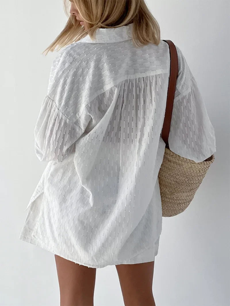 Charlotte™ - Effortlessly Stylish Breezy Shirt and Shorts Set