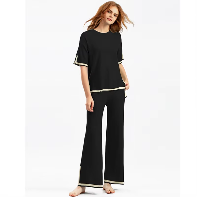 Charlotte™ - Chic Ice Silk Short Sleeve Co-Ord Set