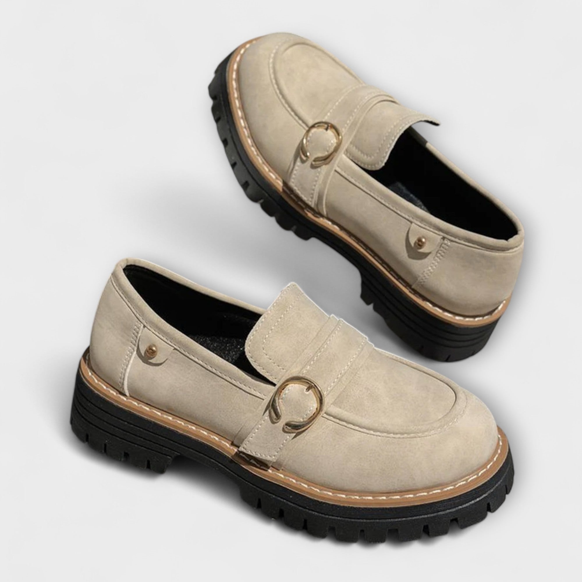 Mira – Chic and Versatile Round Toe Moccasins for a Refined Style