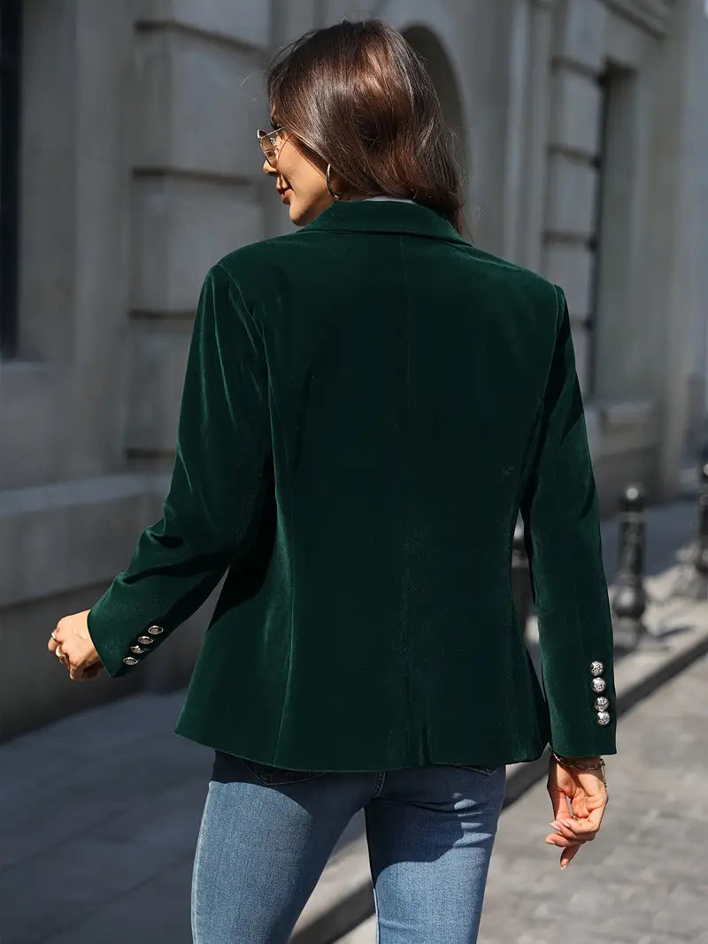 Olivia™ - Chic Velvet Blazer