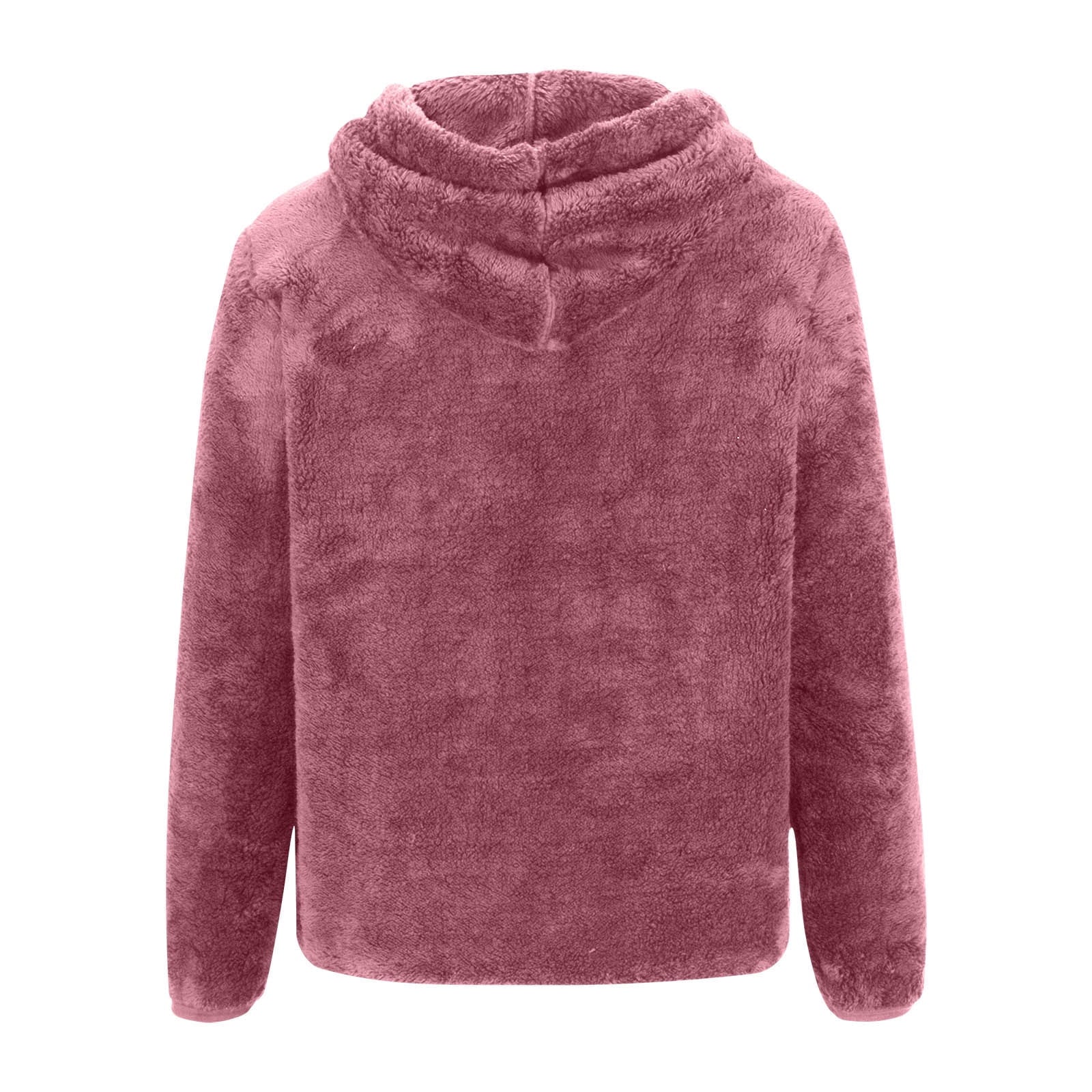 Avery™ - Ultra Cozy Coral Fleece Hoodie