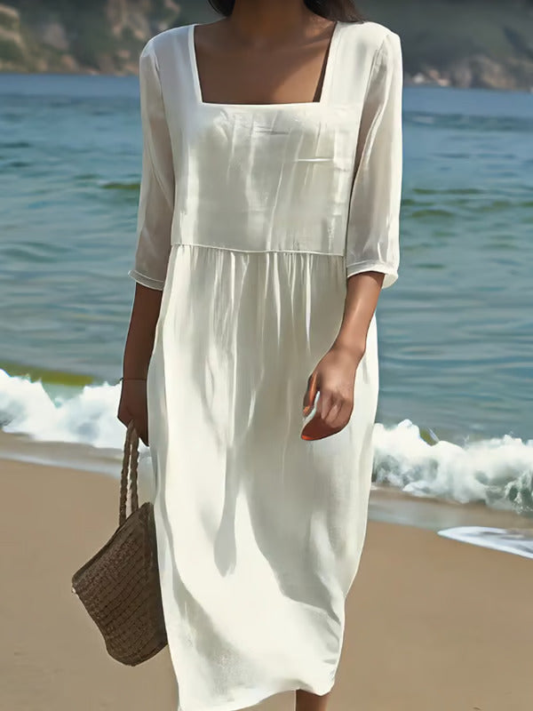Lunelle – Loose-fitting linen dress