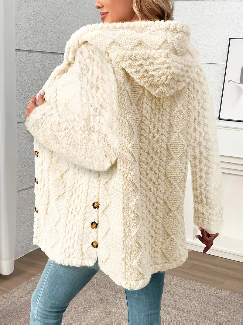 Olivia - Soft Textured Autumn Coat