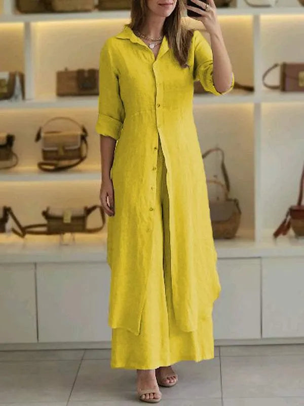 Scarlett™ - Cozy Linen 2-Piece Ensemble