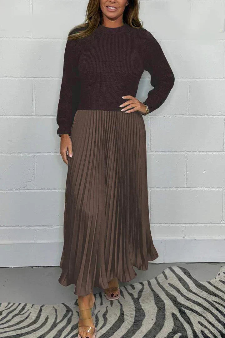 Charlotte™ - Chic 2-in-1 Dress-Sweater