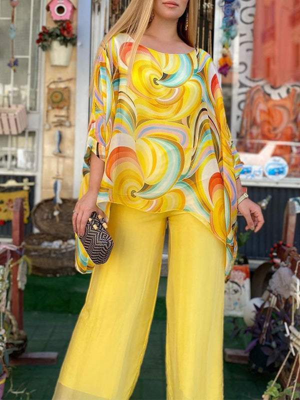 Amelia™ - Stylish Printed Outfit