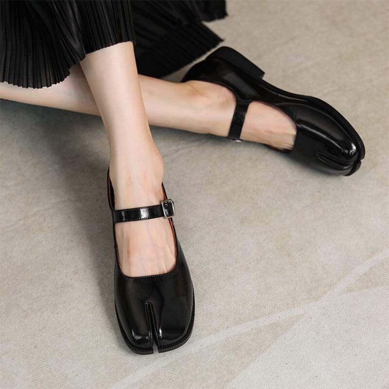 Sarah&Kate™| Martha Leather Mary Janes