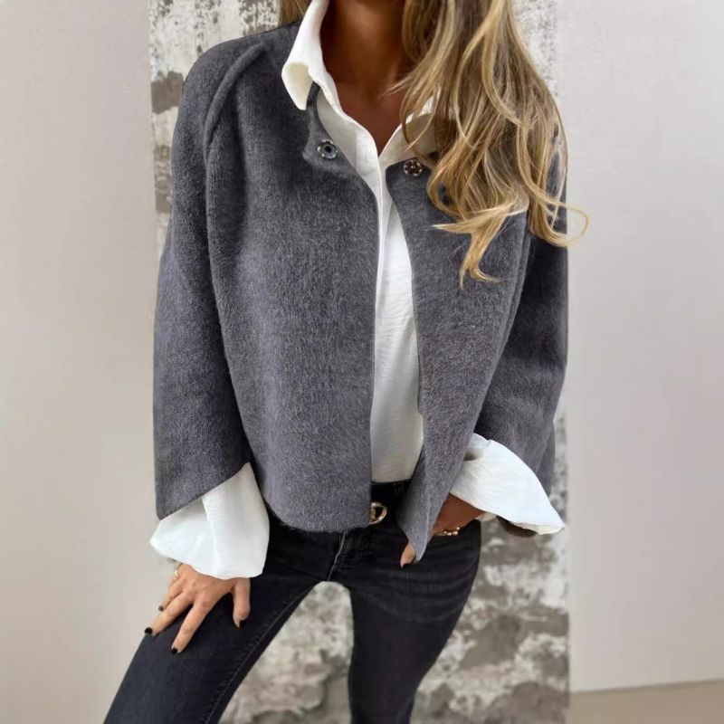 Ilse™ | Short jacket with elegant flared sleeves