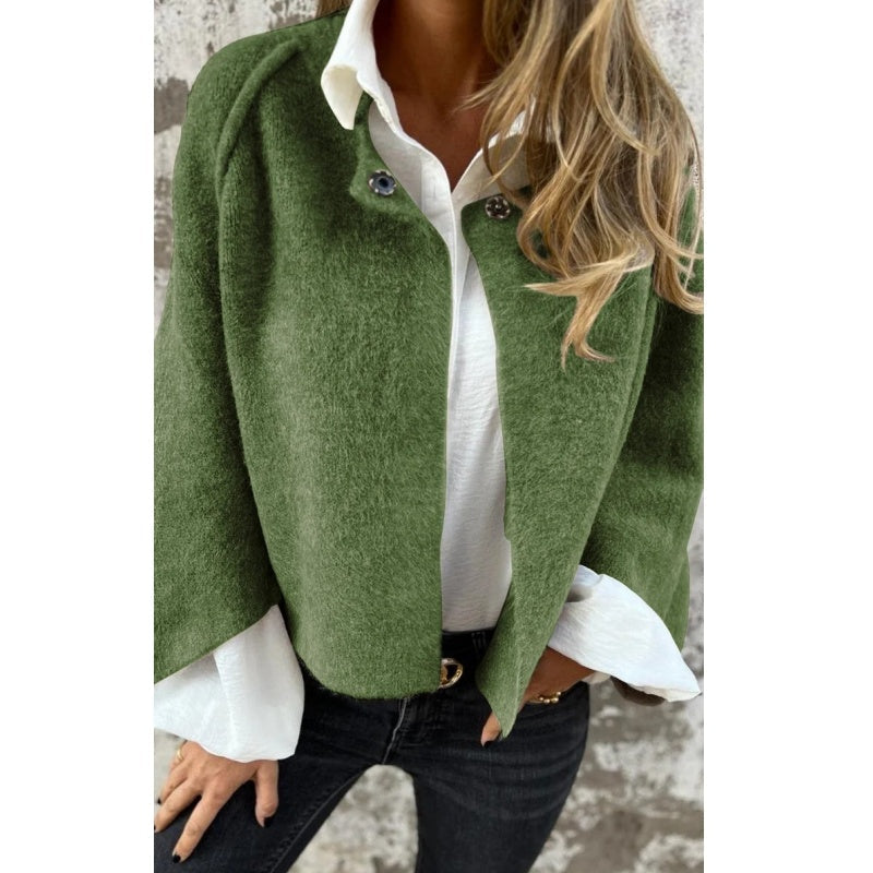 Ilse™ | Short jacket with elegant flared sleeves