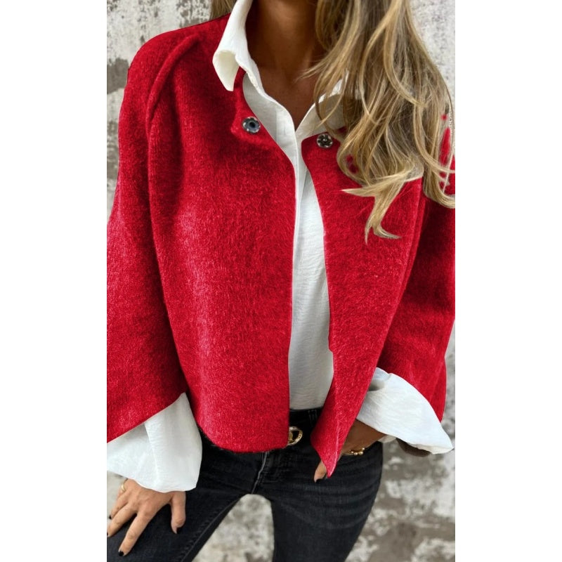 Ilse™ | Short jacket with elegant flared sleeves