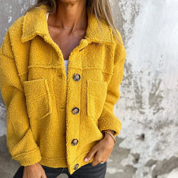 Ella™ - Chic Wool Blend Jacket with Lapels