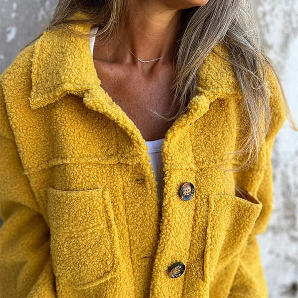 Ella™ - Chic Wool Blend Jacket with Lapels